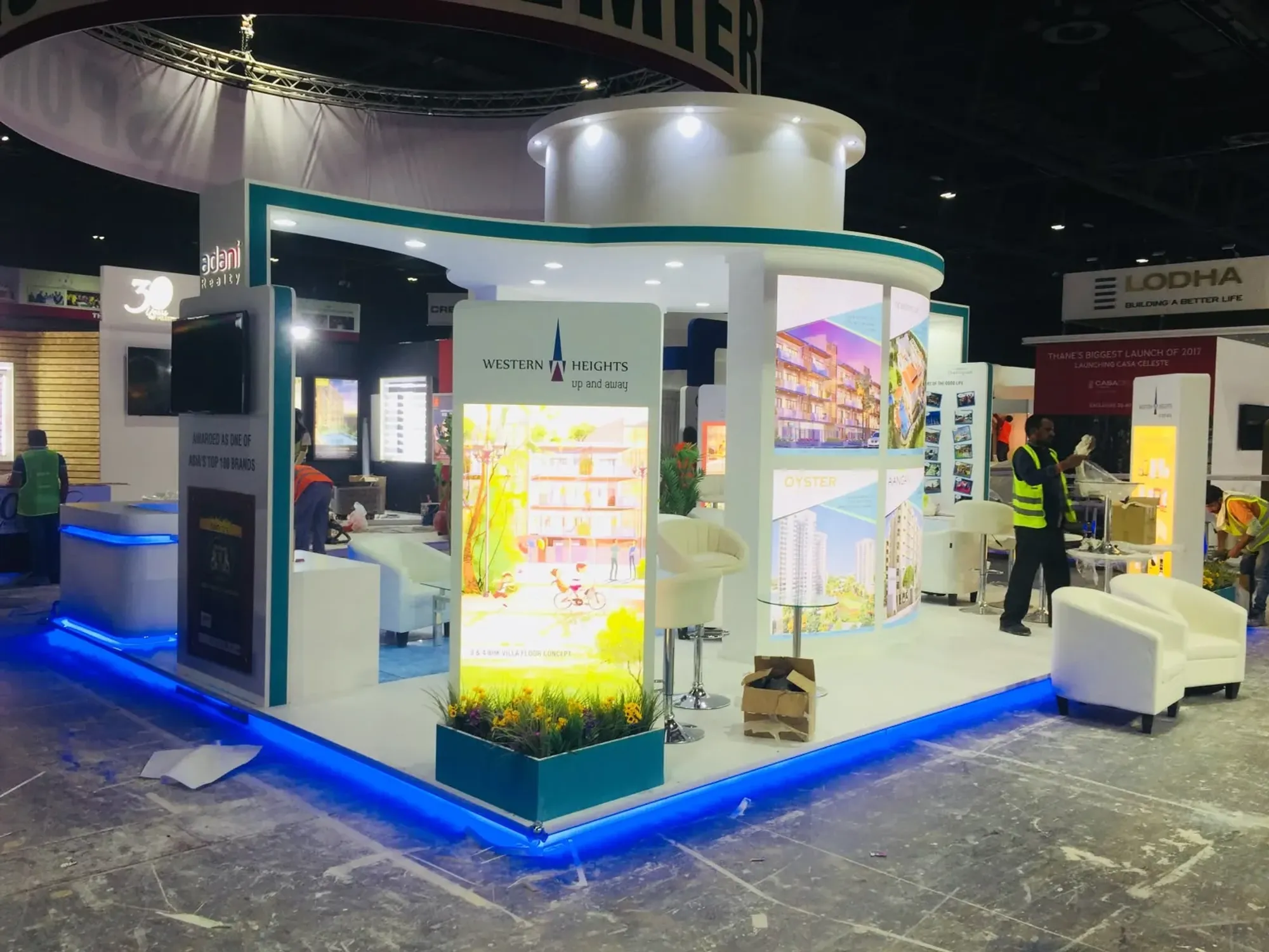 Custom exhibition stand built by Metro Art