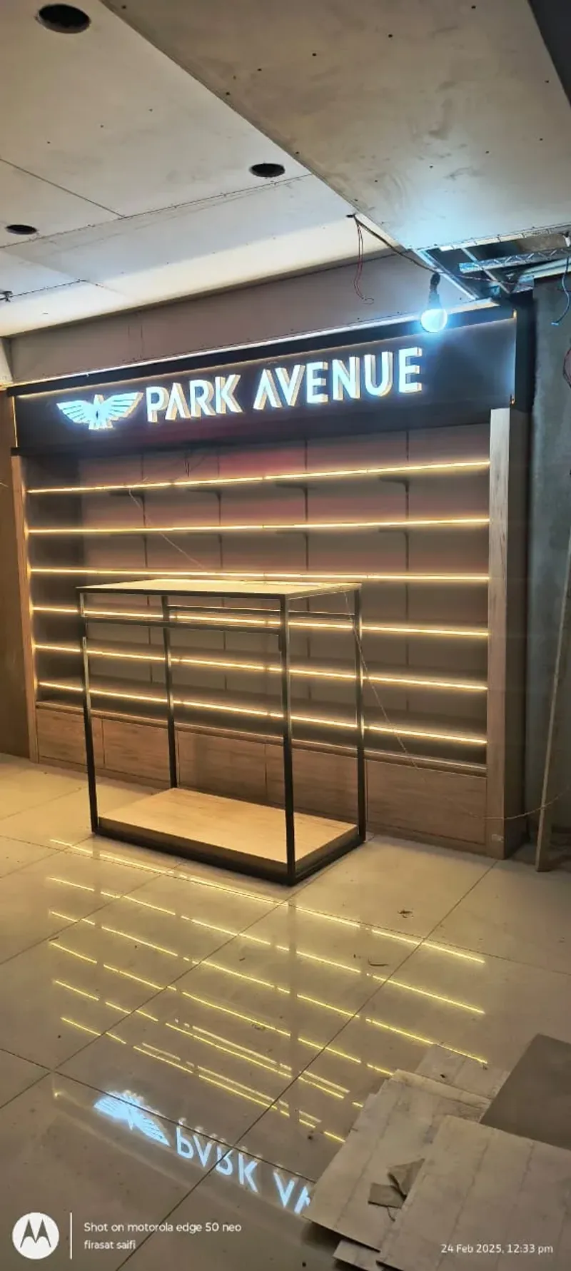 Retail fixtures project by Metro Art